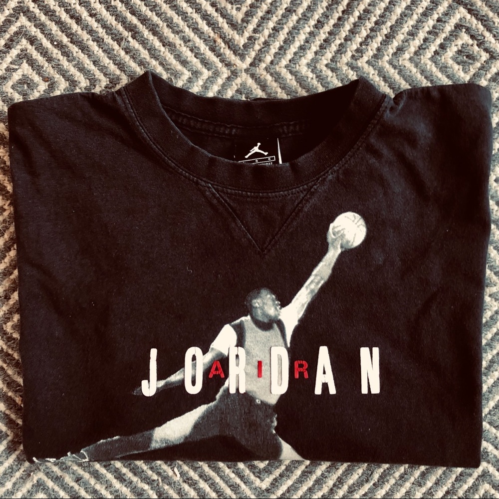 Michael Jordan Air Large Black Graphic Tee